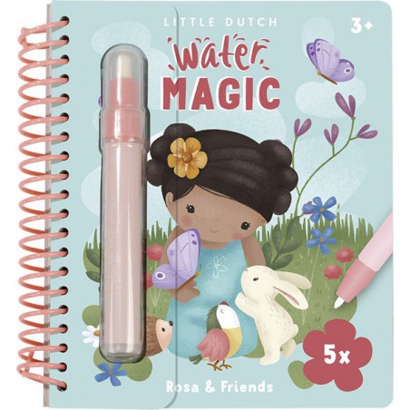 Watertekenboek, Rosa & Friends - Little Dutch