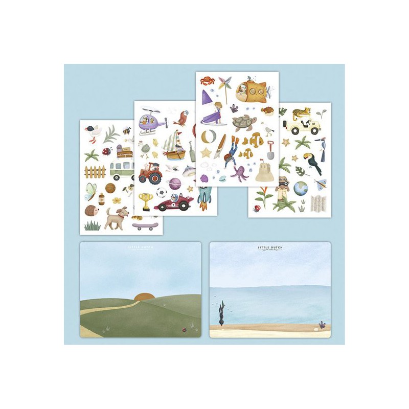 Raamstickers, Jim & Friends - Little Dutch