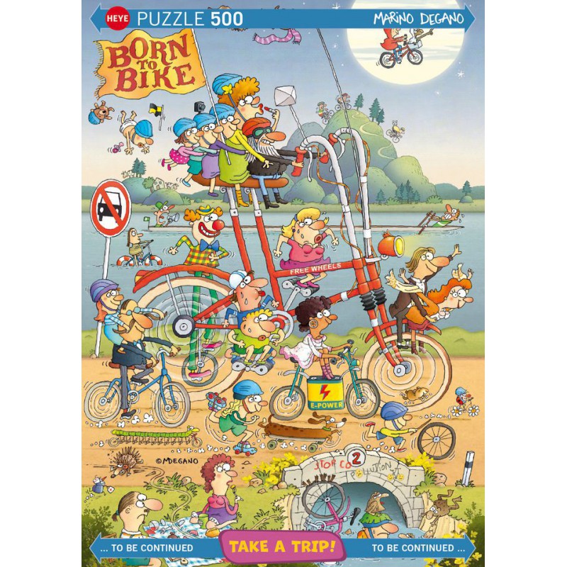 Take a trip, With Marino Degano Heye puzzel 500 stukjes