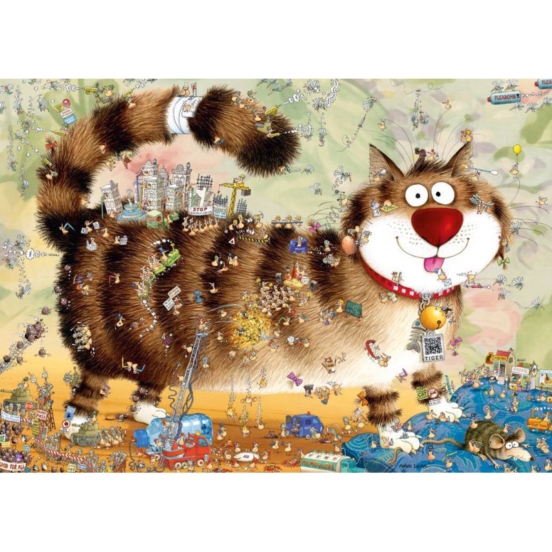 Look closely, At the cat, Heye puzzel 1000 stukjes