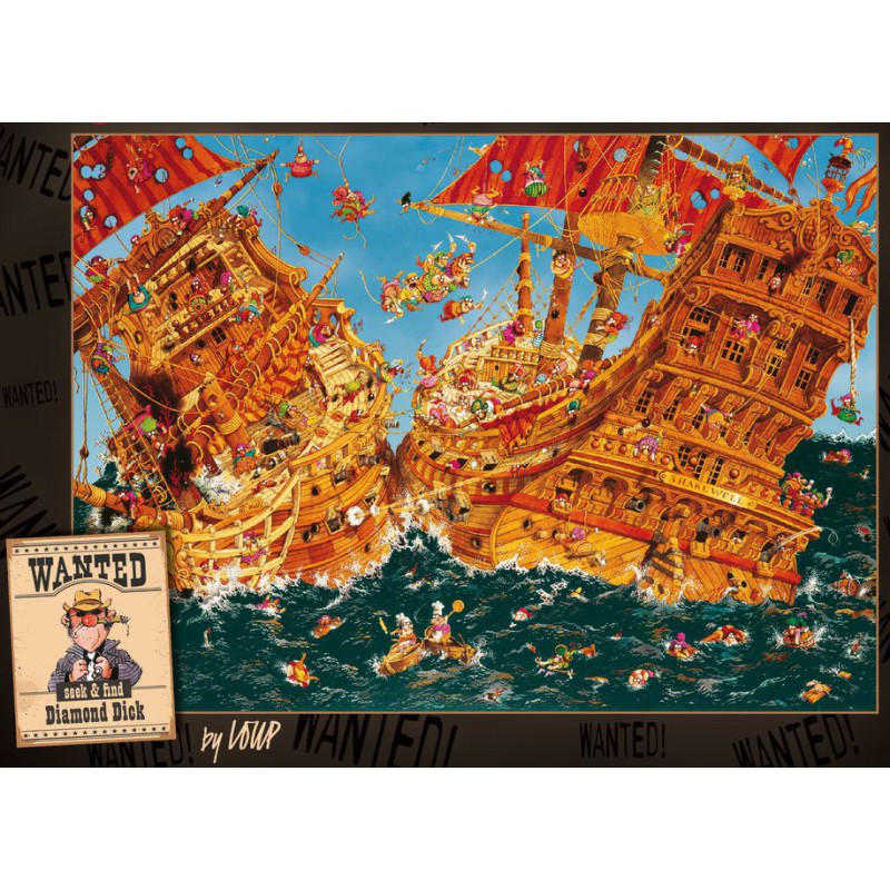 Wanted, Diamond Dick Heye puzzel 1000 stukjes