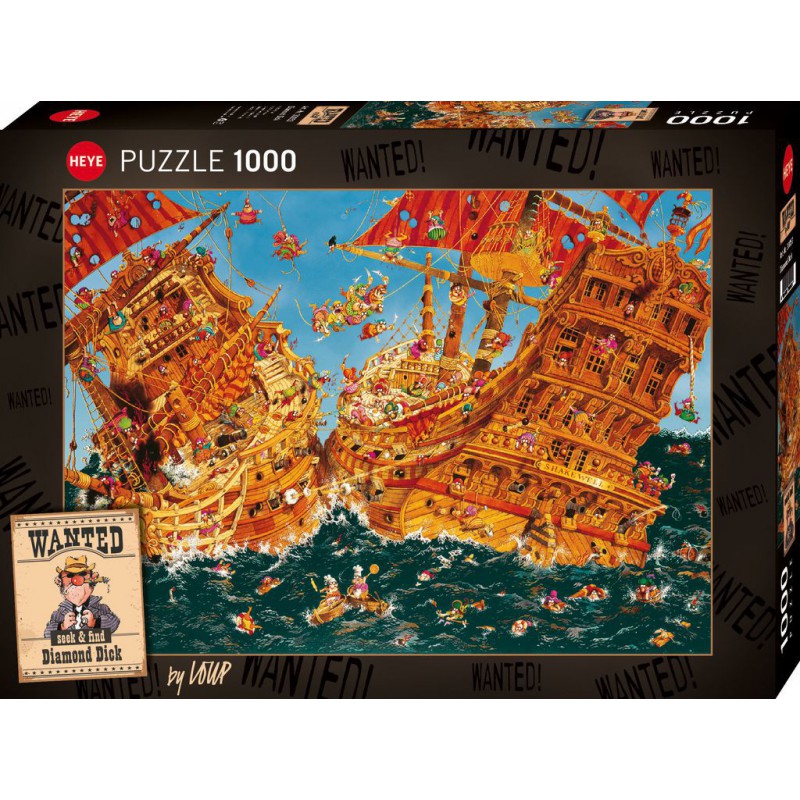 Wanted, Diamond Dick Heye puzzel 1000 stukjes