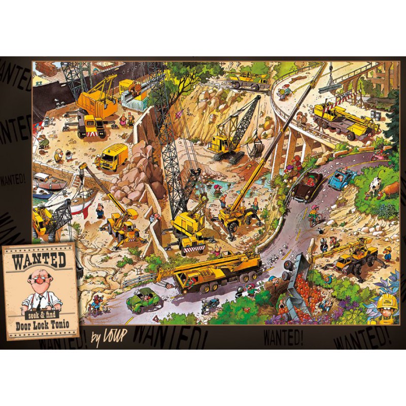 Wanted, Door Lock Tonio Heye puzzel 1000 stukjes