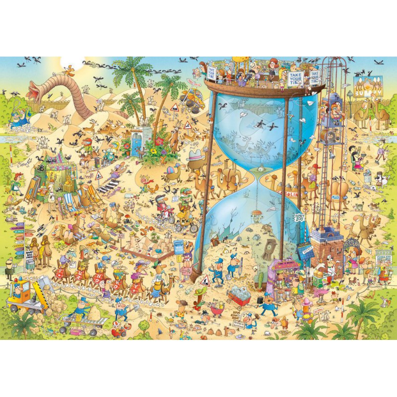 Funky Zoo: Desert Habitat , Heye puzzel 1000 stukjes