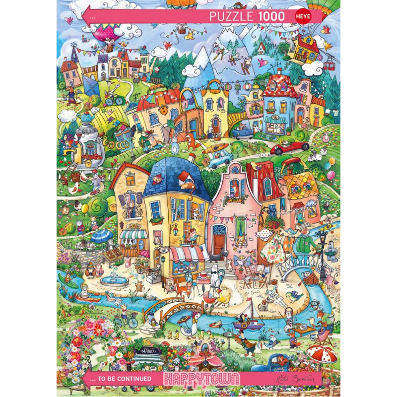 Happy Town, Good morning Heye puzzel 1000 stukjes