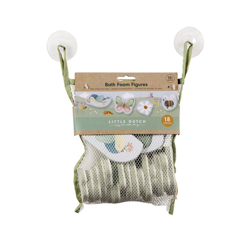 Bad foam figuren, Flowers & Butterflies - Little Dutch