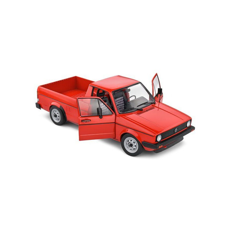 VW Caddy MK1 Pick Up '82 (Rood) - 1:18 - Solido