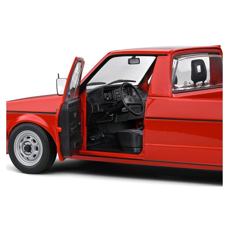 VW Caddy MK1 Pick Up '82 (Rood) - 1:18 - Solido