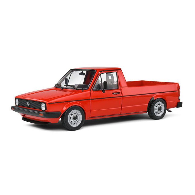 VW Caddy MK1 Pick Up '82 (Rood) - 1:18 - Solido