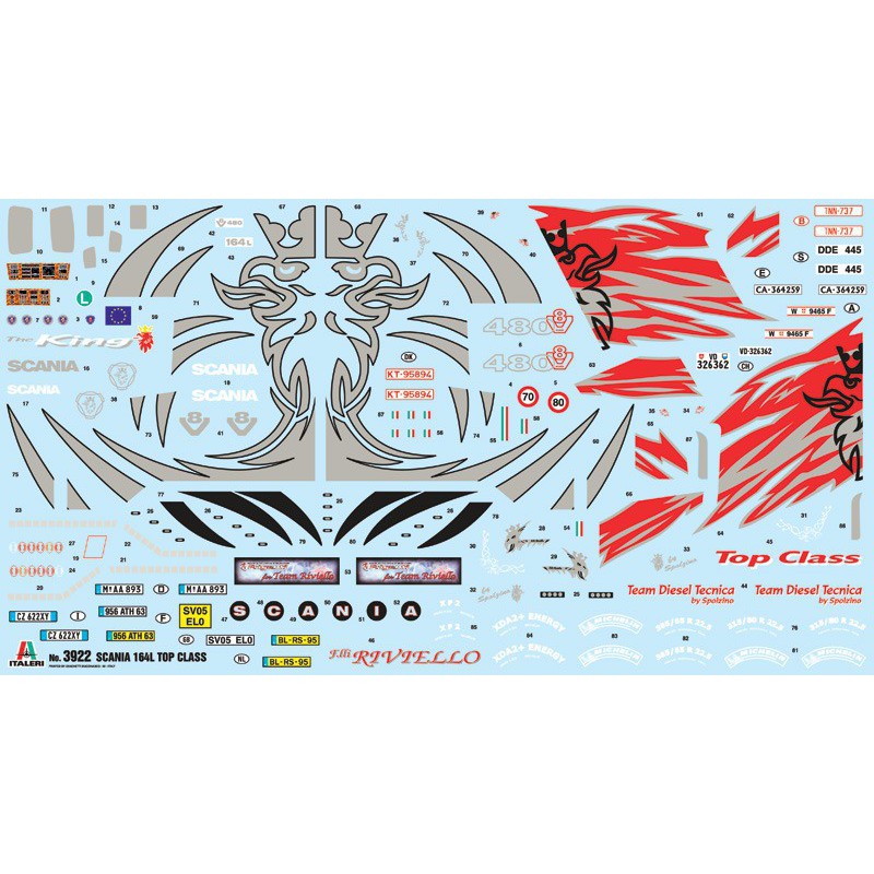 Scania 164 L Top Class 1:24, Italeri