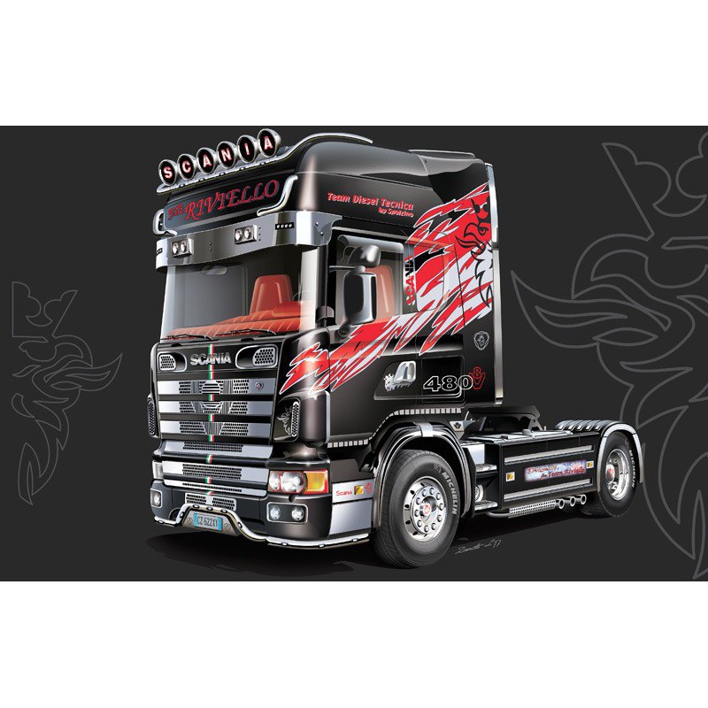 Scania 164 L Top Class 1:24, Italeri