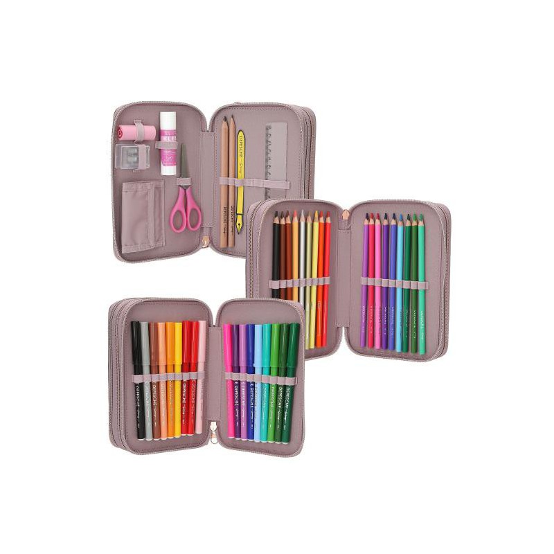 TOPModel, 3-vaks etui VIVA VIOLET 13292