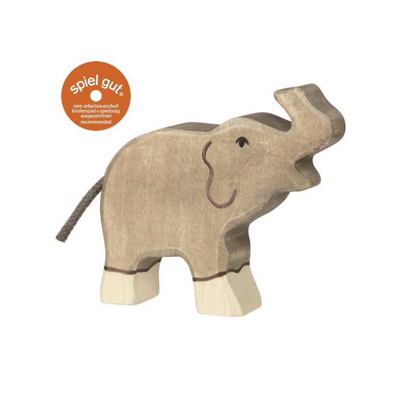 Holztiger - Olifant, klein, slurf omhoog