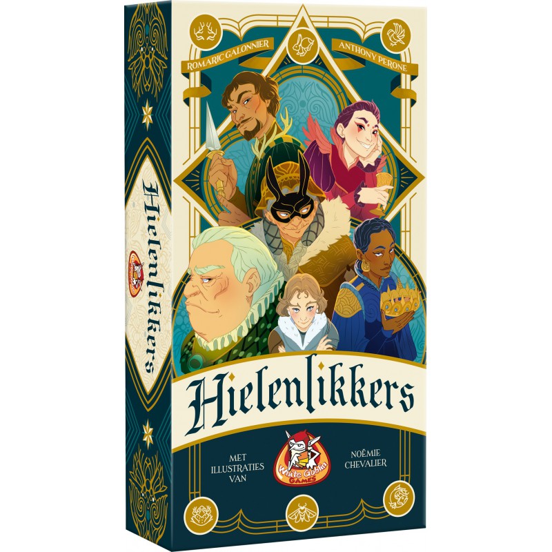 Hielenlikkers, kaartspel, White Goblin Games
