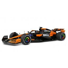 McLaren MCL38 F1 Team ORA nr81 O. Piastri Australian GP '24(Zwart/Oranje) - 1:18 - Solido