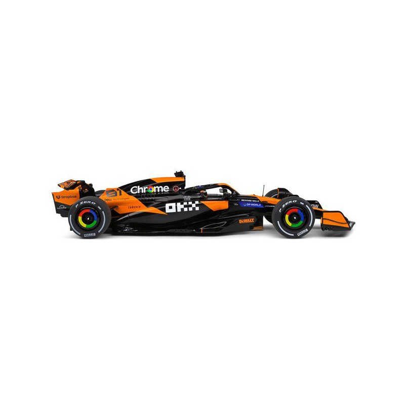 McLaren MCL38 F1 Team ORA nr81 O. Piastri Australian GP '24(Zwart/Oranje) - 1:18 - Solido