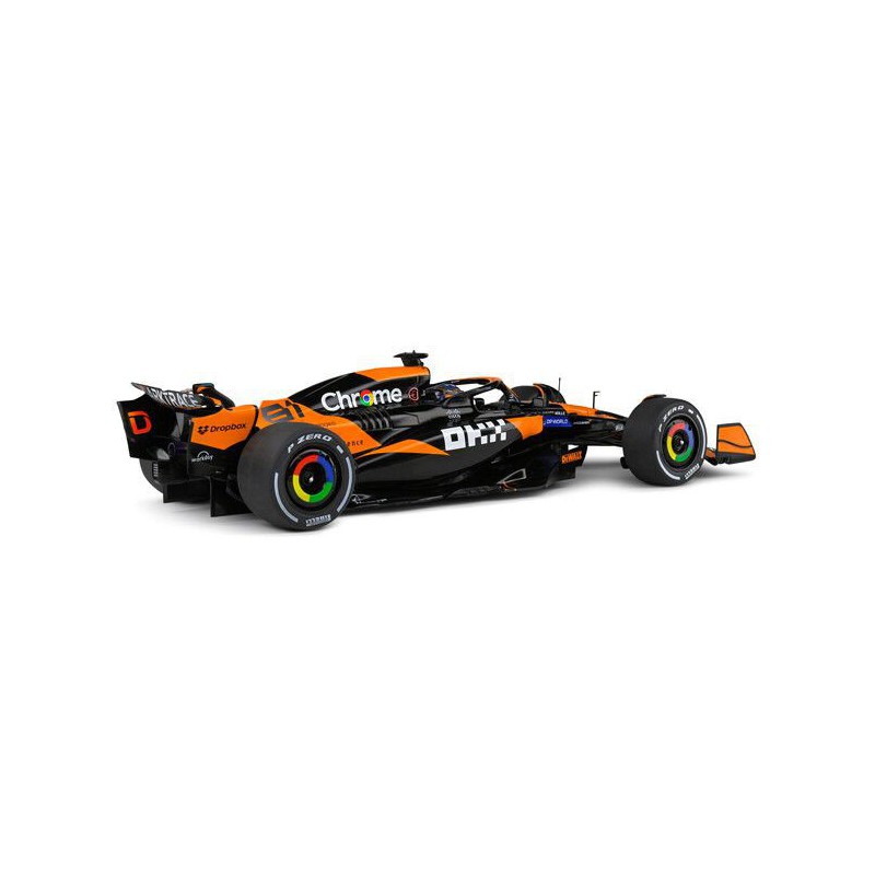McLaren MCL38 F1 Team ORA nr81 O. Piastri Australian GP '24(Zwart/Oranje) - 1:18 - Solido