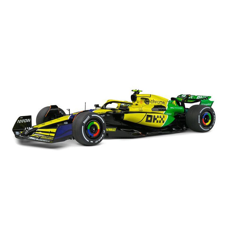 McLaren MCL38 F1 Team Nr81 O. Piastri Monaco GP '24 2e (Geel) - 1:18 - Solido