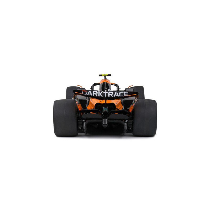 McLaren MCL38 F1 Nr4 Lando Norris Miami GP '24 1e (Zwart/Oranje) - 1:18 - Solido