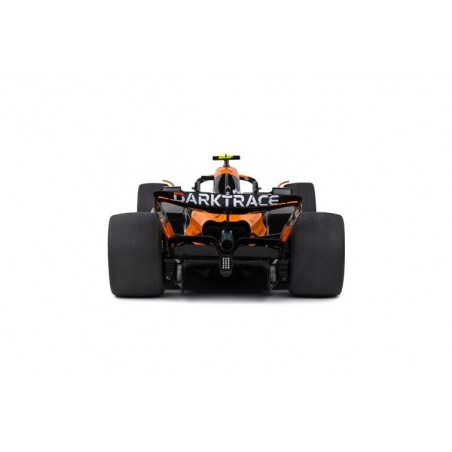 McLaren MCL38 F1 Nr4 Lando Norris Miami GP '24 1e (Zwart/Oranje) - 1:18 - Solido