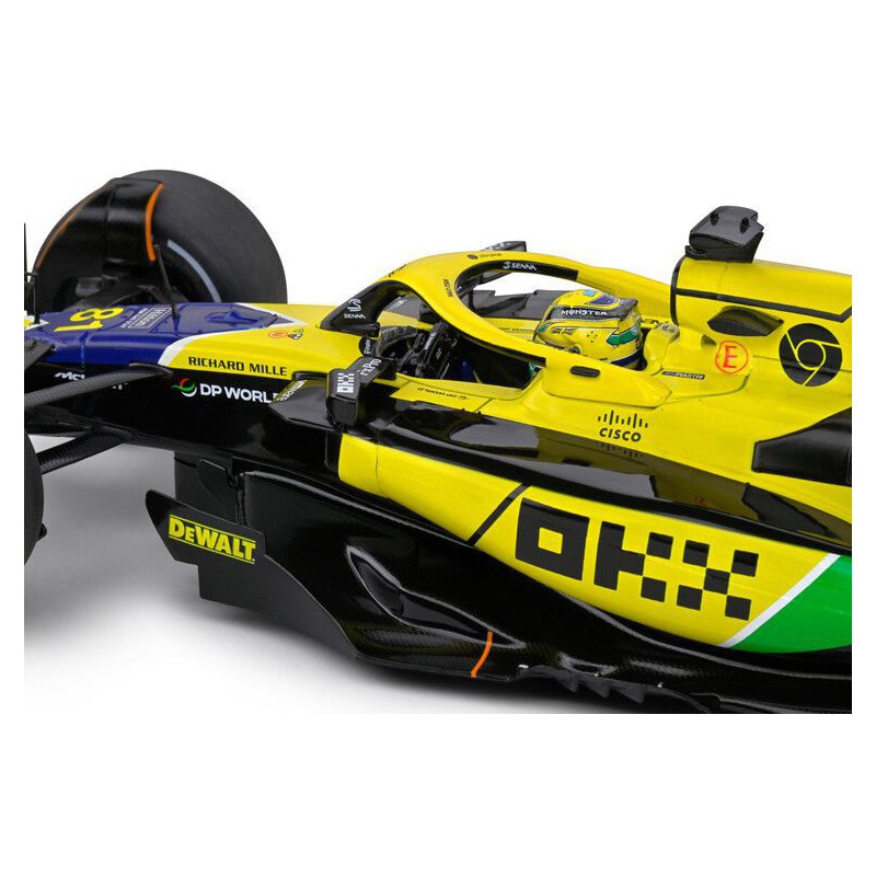 McLaren MCL38 F1 Nr4 Monaco GP '24 (Geel) - 1:18 - Solido