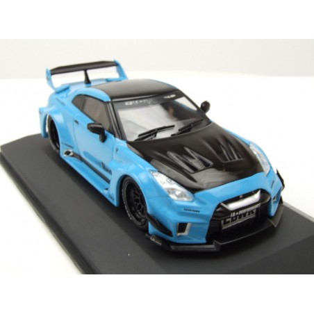 Nissan GTR35 Liberty Walk Silhouette '19 (Blauw) - 1:43 - Solido