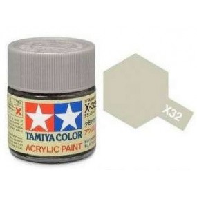 Tamiya, Acrylic Paint Titanium Zilver X-32, 23ml