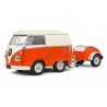 VW T1 Kool Kombi + Aanhanger - 1:18 - Solido VW T1 Kool Kombi + Aanhanger - 1:18 - Solido