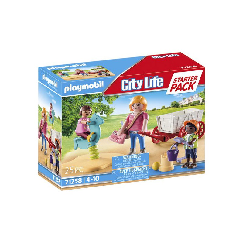 Playmobil City Life - 71258 Opvoeder met Bolderwagen