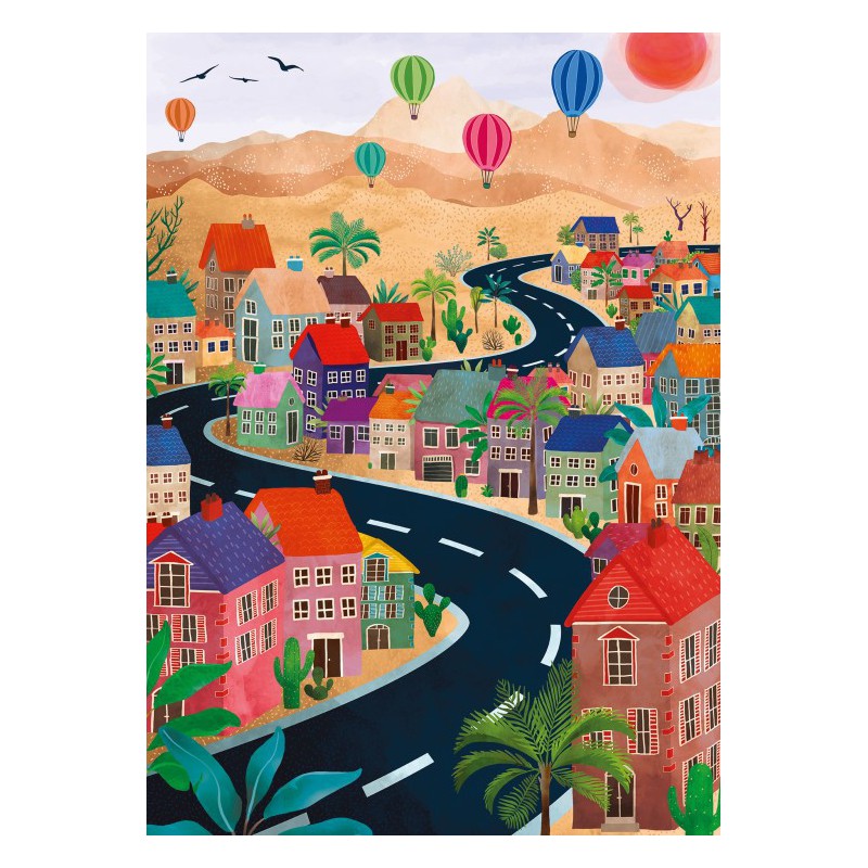 On the road 500 stukjes Pieces & Peace  puzzel