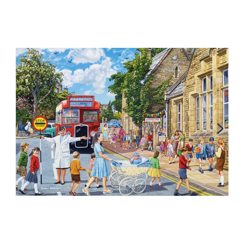The lollipop lady, 100 XXL stukjes puzzel Gibsons