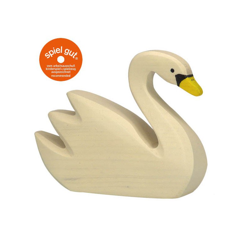 Holztiger - Zwaan, zwemmend