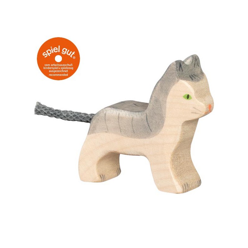 Holztiger - Kat, klein, grijs