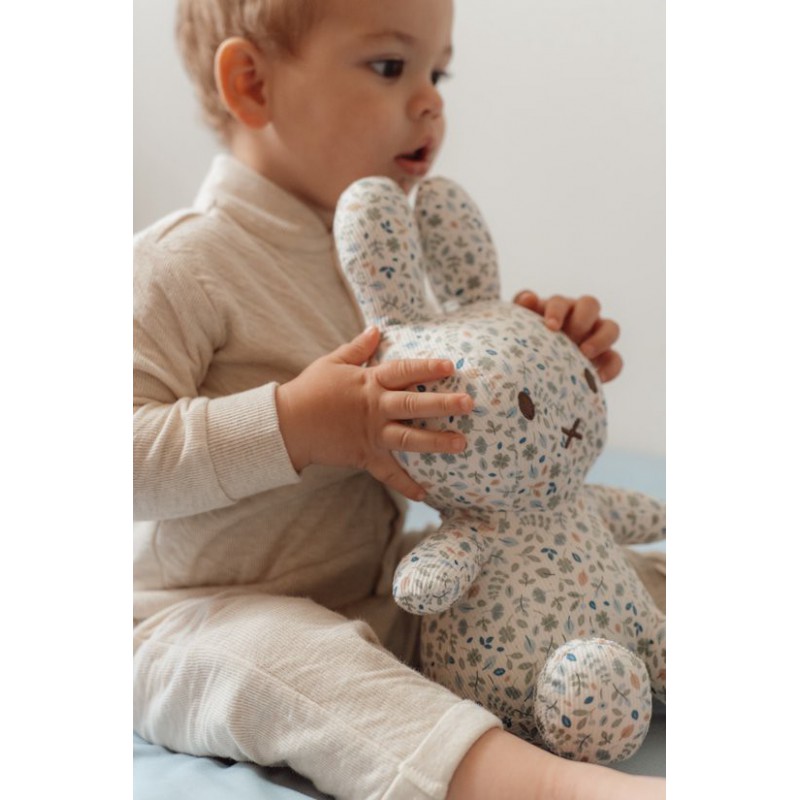 Knuffel 30cm Lucky Leaves all-over print, Nijntje - Little Dutch