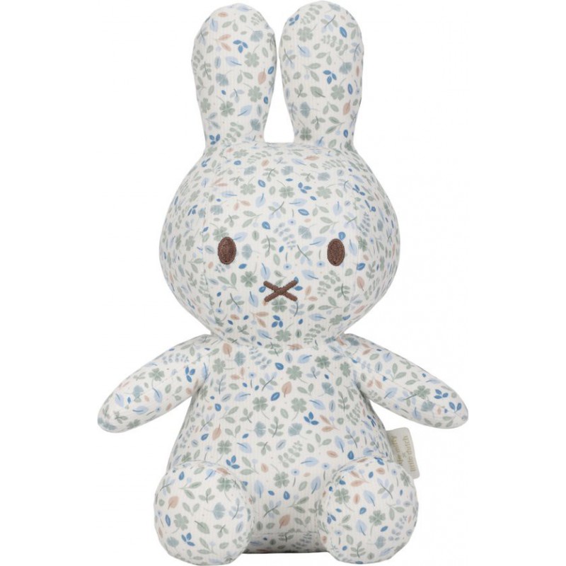 Knuffel 30cm Lucky Leaves all-over print, Nijntje - Little Dutch