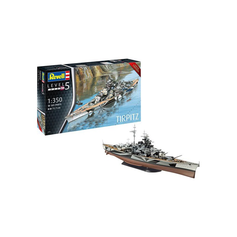 German Battleship Tirpitz 1:350, Revell 05096