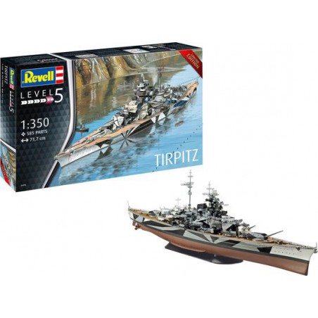 German Battleship Tirpitz 1:350, Revell 05096