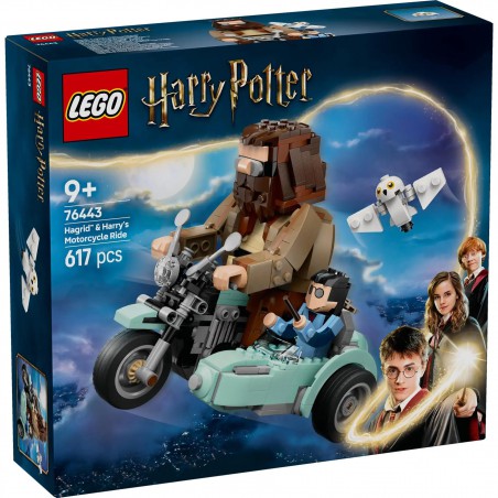 LEGO HARRY POTTER - 76443 Hagrid en Harry's rit op de motor