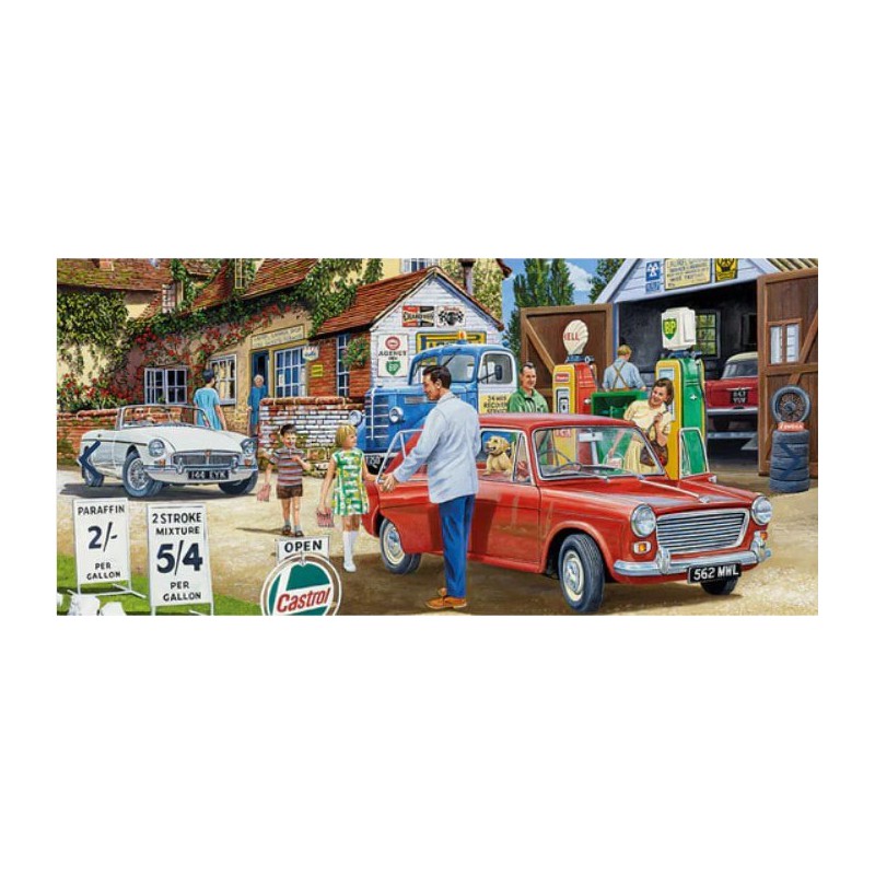 Filling up for the trip, 636 stukjes, Gibsons panorama puzzel