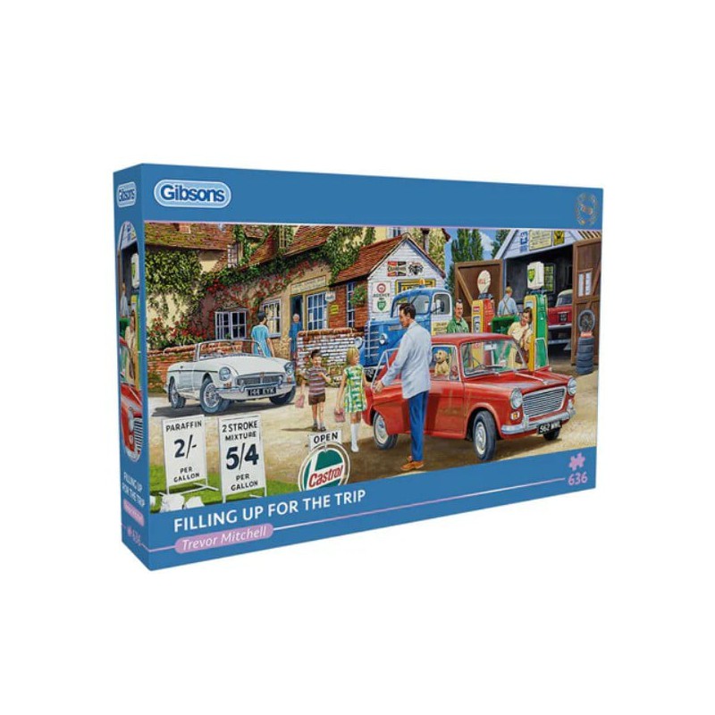 Filling up for the trip, 636 stukjes, Gibsons