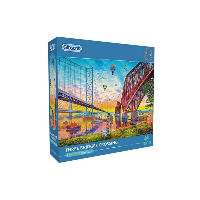 Three Bridges Crossing, 1000 stukjes, Gibsons