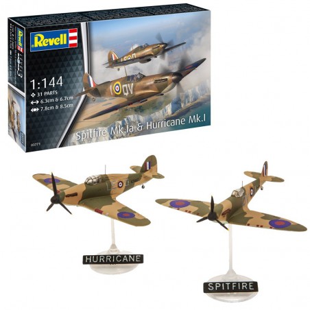 Microwings: Spitfire & Hurricane 1:144, Revell