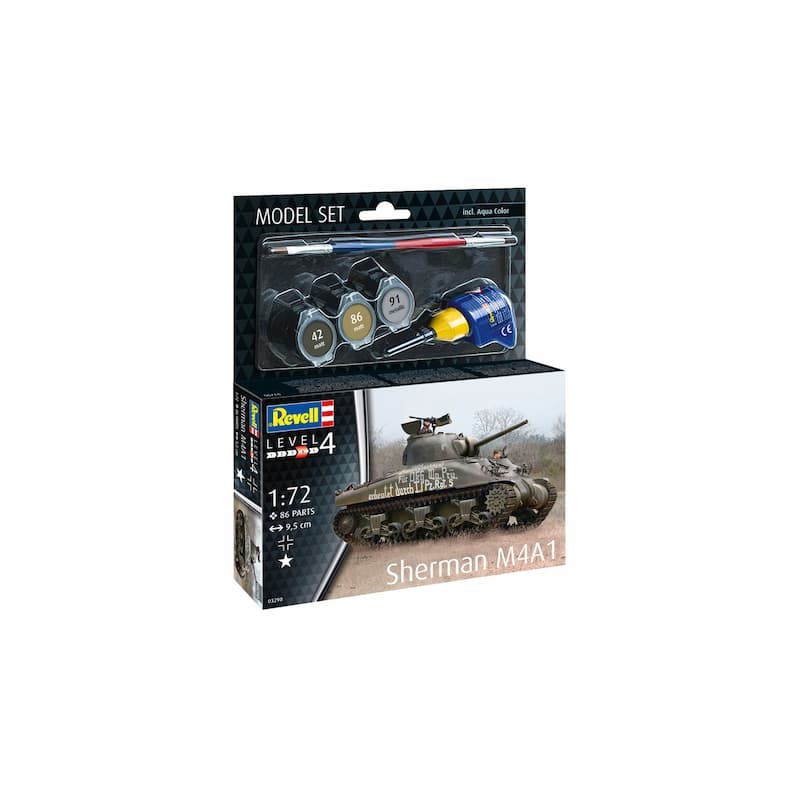 Start Set, Sherman M4A1, Revell