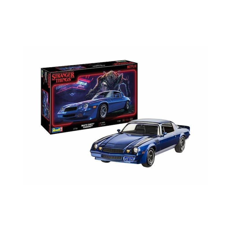 Start set, Billy's Chevy Camaro "Stranger Things" 1:24, Revell