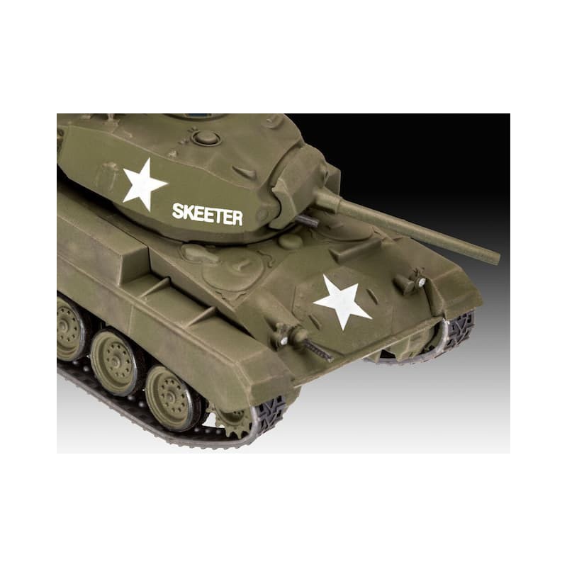 Modelset, M24 Chaffee 1:76, Revell