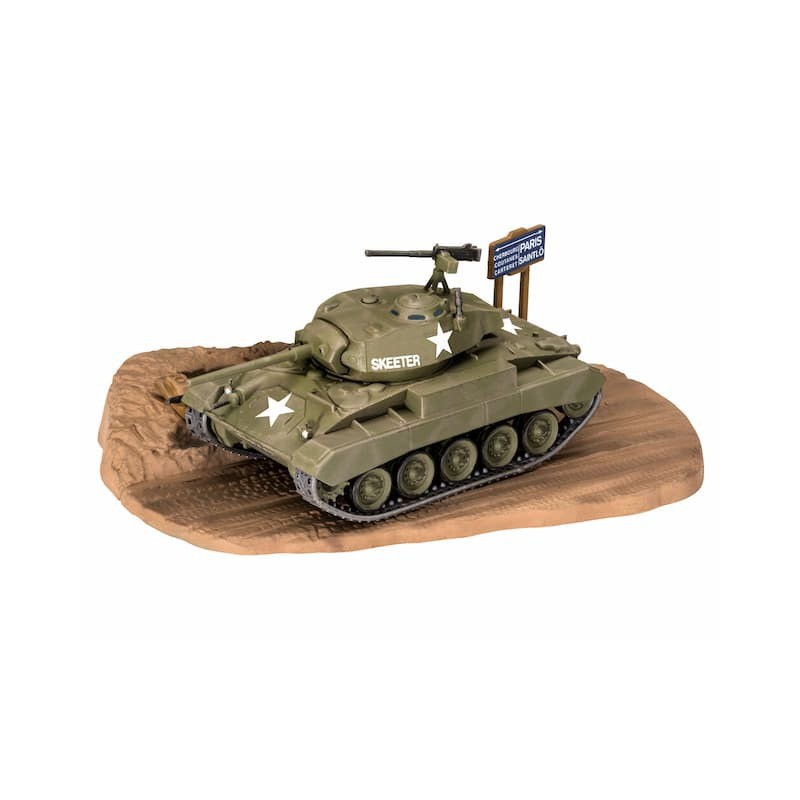 Modelset, M24 Chaffee 1:76, Revell