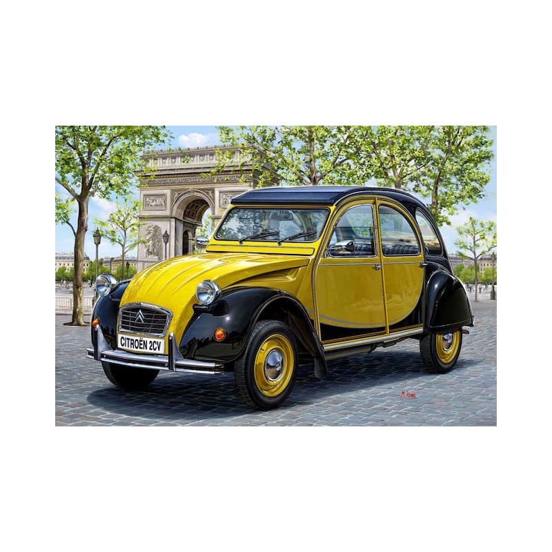 Modelset, Citroën 2CV Charleston 1:24, Revell