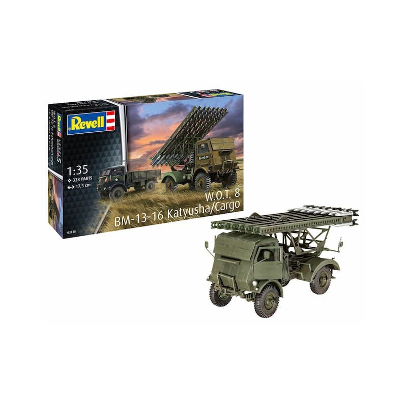Modelset, W.O.T. 8 BM-13-16 Katyusha/Cargo 1:35, Revell