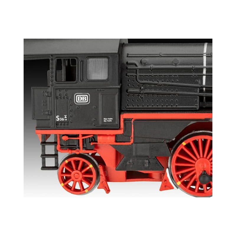 Kopie van Modelset, Schnellzuglokomotive Express S 3/6 BR 18,5 & Tender 1:87, Revell