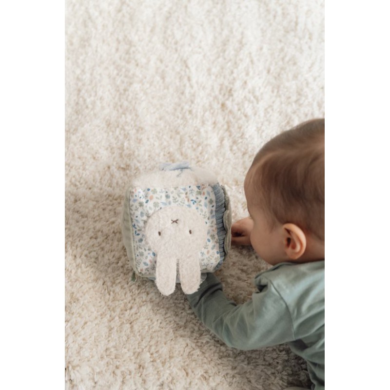 Zachte activiteitenkubus Lucky Leaves, Nijntje - Little Dutch